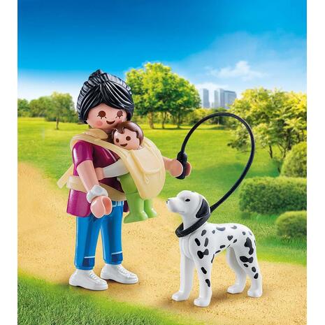 Playmobil Special Plus Μαμά Με Μωράκι & Σκυλάκι Δαλματίας 70154